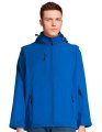 Heren Softshell Jas Sols 01647 Royal Blue